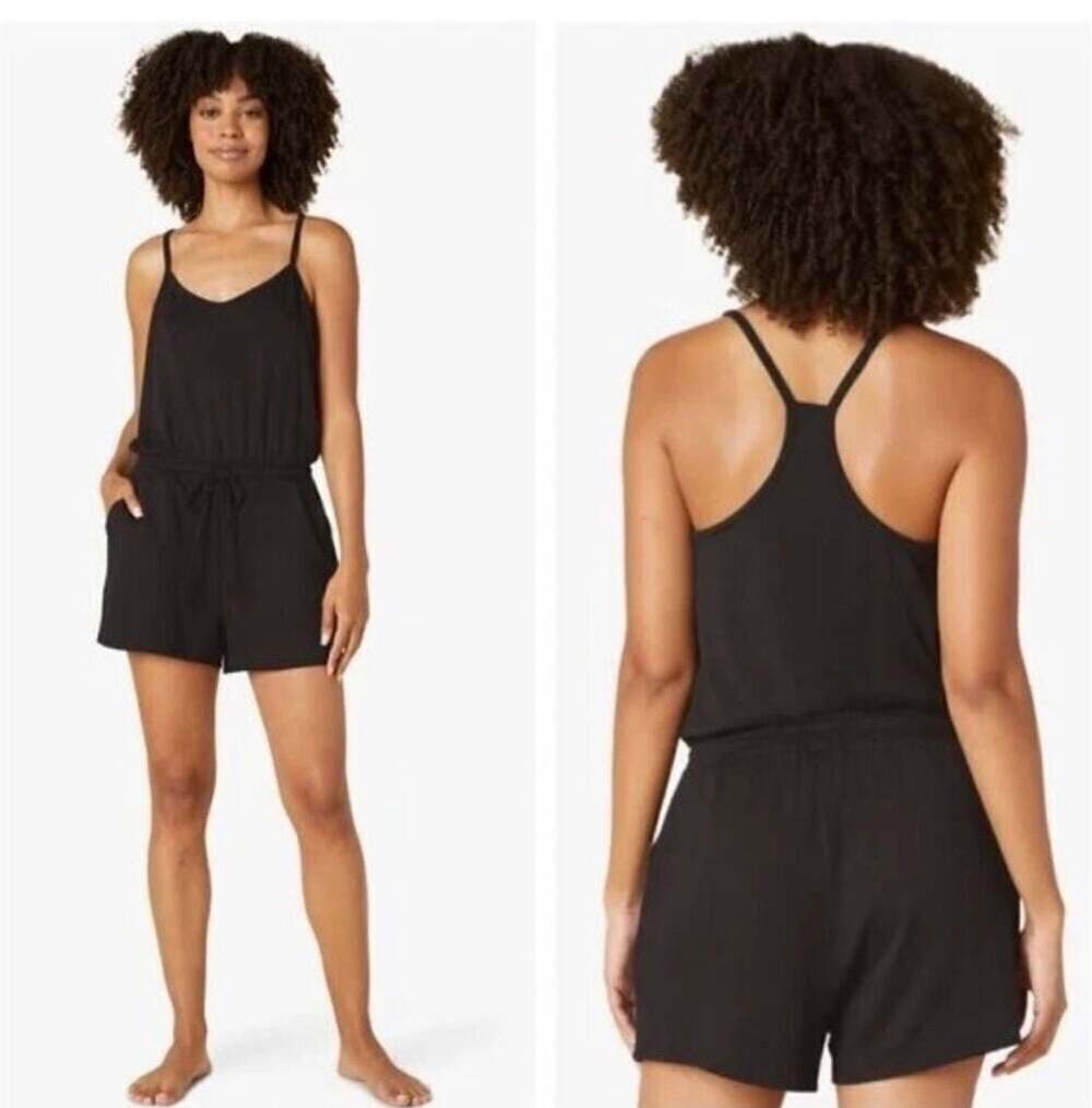 Beyond Yoga Seaside Racerback Romper Small